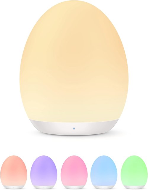 JolyWell Night Light - Color-Changing Baby Night Light with Dimming & Touch Control | BPA-Free, Rechargeable
