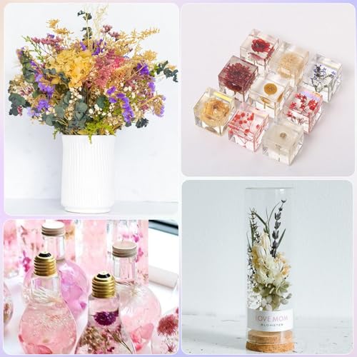 Natural Real Dried Flowers Set for DIY Resin Crafts, Jewelry & Candles