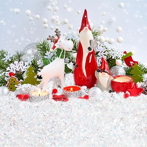 Iridescent Artificial Flake Fake Snow Powder for Christmas Decor (200g)