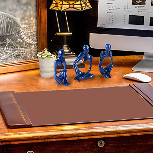 Abstract Thinker Statue, Modern Resin Sculpture for Home Office Decor