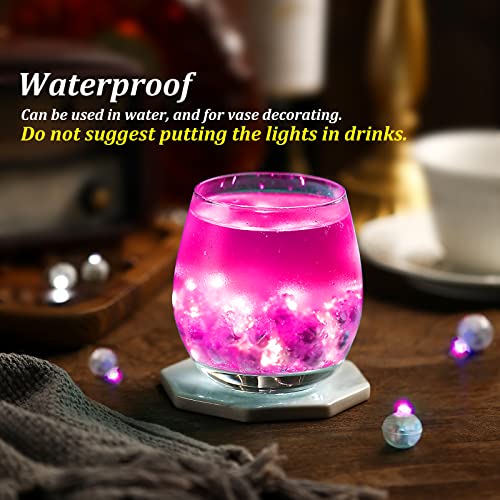 Pink Balloon Lights Set of 100 - Battery Powered Waterproof Mini LED Party Decor