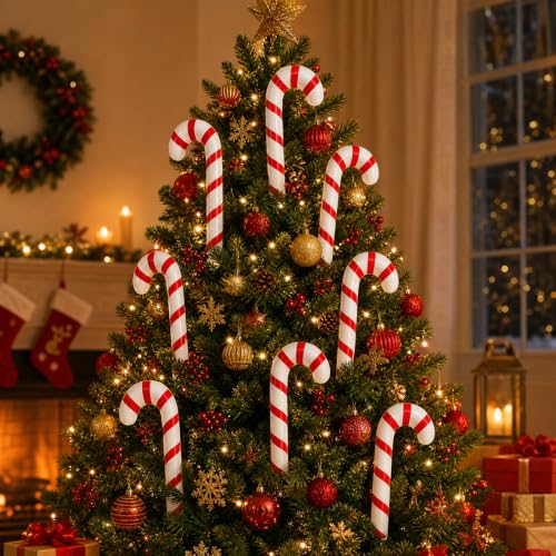 QIFU 3Pcs 35in Inflatable Christmas Candy Cane – Holiday Decor, Model A