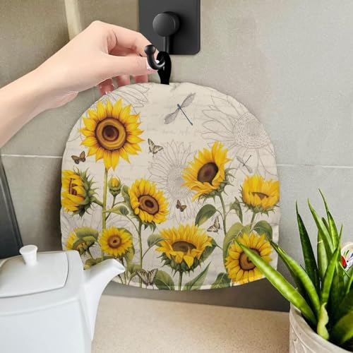 Insulated Tea Cozy for Teapot - Floral Butterfly Pattern Kettle Cover