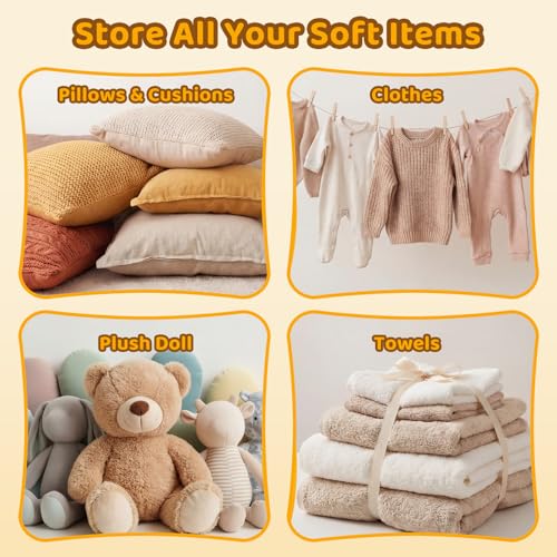Clear Stuffed Animal Storage Bean Bag Chair - 37-Inch Waterproof PVC