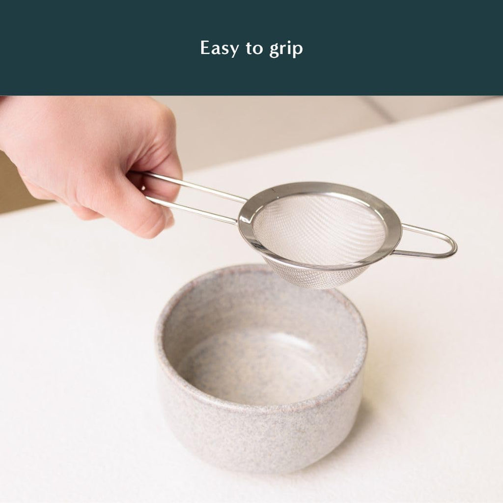 Naoki Matcha Stainless Steel Matcha Tea Sifter - Eliminate Clumps for Tastier Tea & Lattes | Large Size