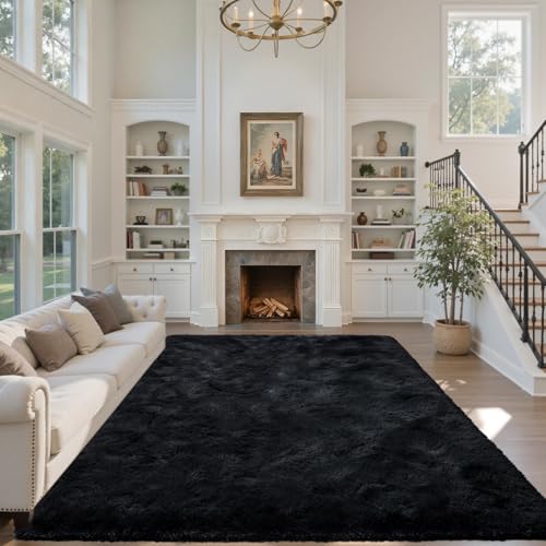 5x7 Ultra Soft Shag Area Rug, Non-Slip Plush Carpet for Bedroom and Living Room