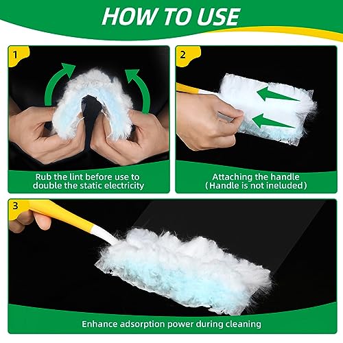 Electrostatic Duster Refills - Disposable Replacement Dusting Heads (30-Pack)