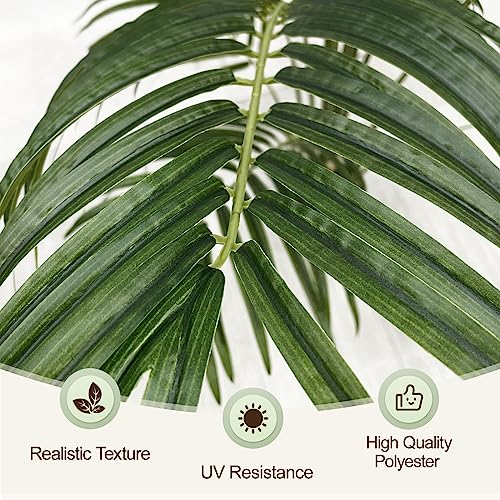 5ft Artificial Palm Tree - Realistic Faux Tropical Plant in Pot