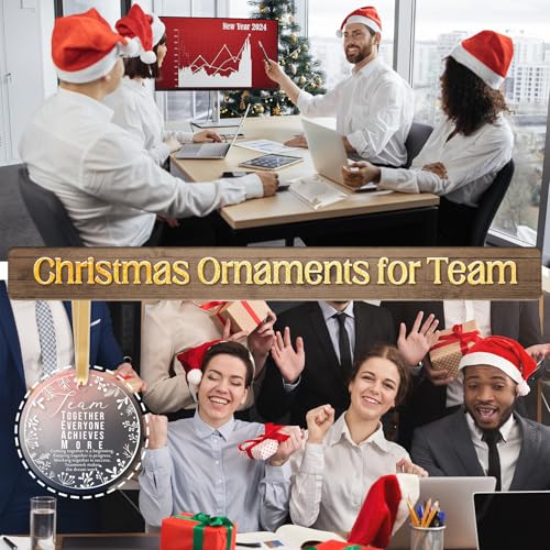 Kasyat 50 Sets Christmas Team Gifts - Coworker Ornament Appreciation Kit