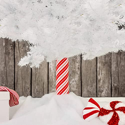 Artificial Christmas Tree Collar with Bark & Candy Reversible Cover - Tree Base Skirt