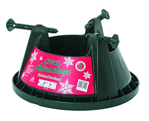8 Ft Tree Stand for Up to 14cm Trunk Diameter, Heavy Duty Water-Holding Base