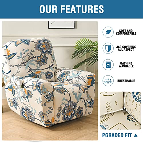 Recliner Slipcovers 4-Piece Non-Slip Furniture Protector
