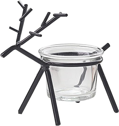 Cabilock Tealight Holder - Elegant Iron Deer Candle Stand for Desktop Decor | Perfect Gift Idea