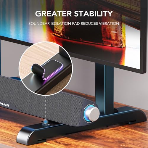 Universal Table Top TV Stand for 24-80 Inch Screens, Height Adjustable