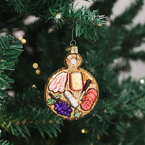 Old World Christmas Charcuterie Board Glass Blown Ornament - Holiday Food Collection