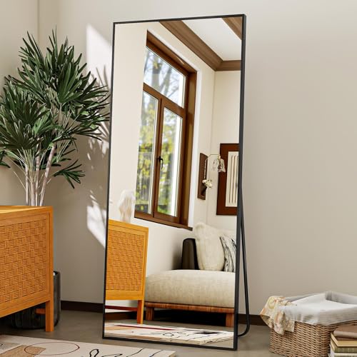 Full Length Floor Mirror 21" x 57" - Shatterproof Standing Dressing Mirror
