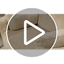 Upholstered Glider Recliner Rocking Chair with 360° Swivel for Nursery