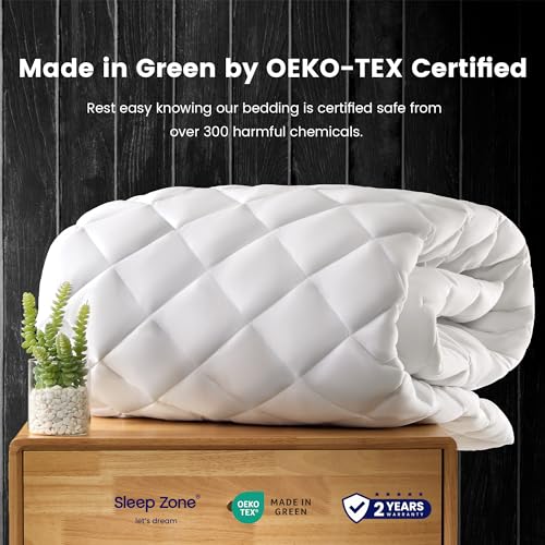 Twin Mattress Protector Pad - Deep Pocket, Washable & Breathable