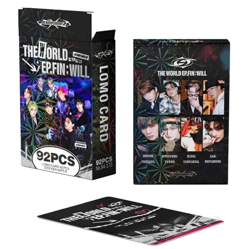 92-Piece Photo Card and Sticker Set for K-Pop Fans