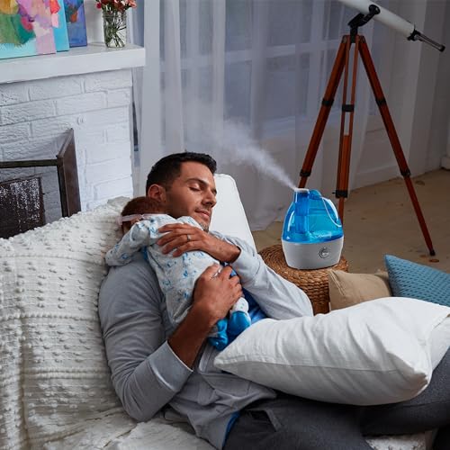 Cool Mist Ultrasonic Humidifier 2.2L Water Tank for Bedroom Nursery