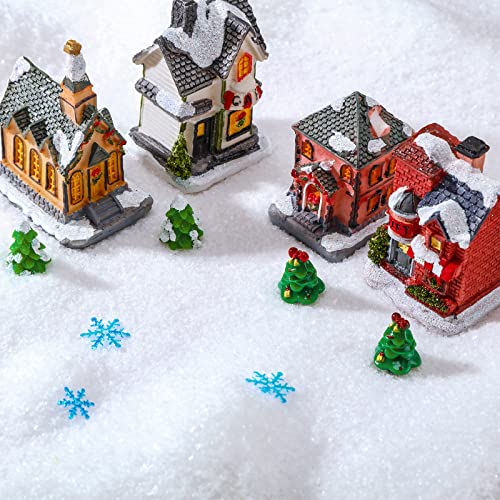 Glitter Artificial Snow Powder for Christmas Crafts & Village Decor (100g)