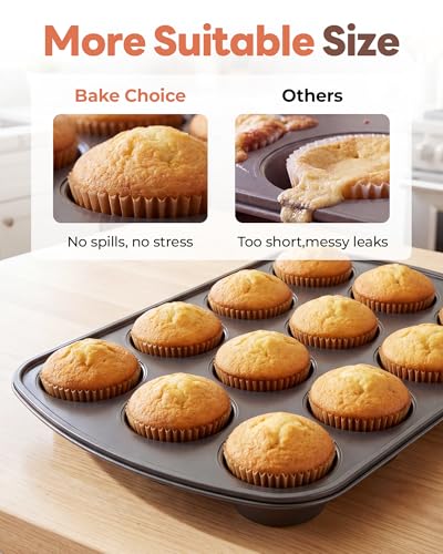 200 Pcs Non-Stick Cupcake Liners - Food-Grade Parchment Baking Cups