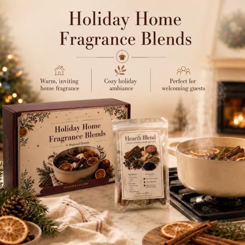 6 Pack Seasonal Simmer Pot Mix, Dried Botanical Home Fragrance Gift Set