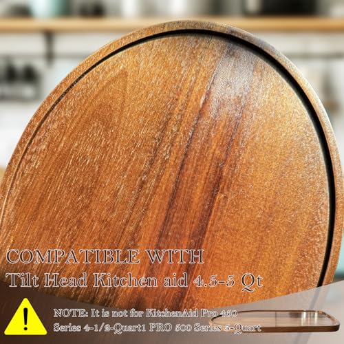 Acacia Wood Slider Mat for 4.5-5 Qt Tilt-Head Stand Mixers