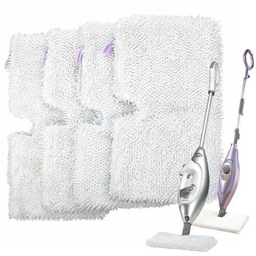 Flammi 4-Pack Steam Mop Replacement Pads for Shark Pocket Mops