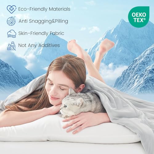 Topcee Cooling Comforter Queen Size -Cooling Blanket for Hot Sleepers