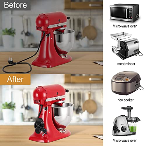 Kitchen Appliance Cord Organizer - Adhesive Silicone Cord Wrapper & Cable Keeper