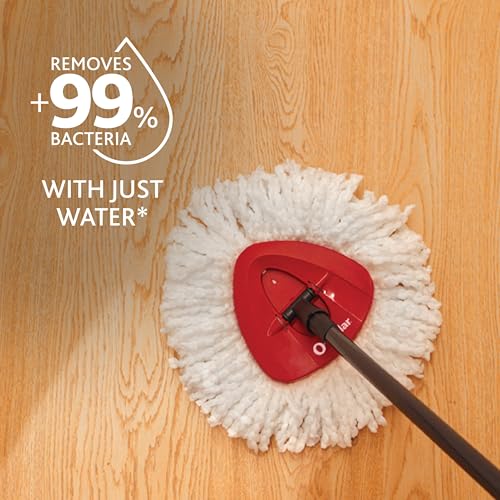 O-Cedar EasyWring Microfiber Spin Mop & Bucket Floor Cleaning System