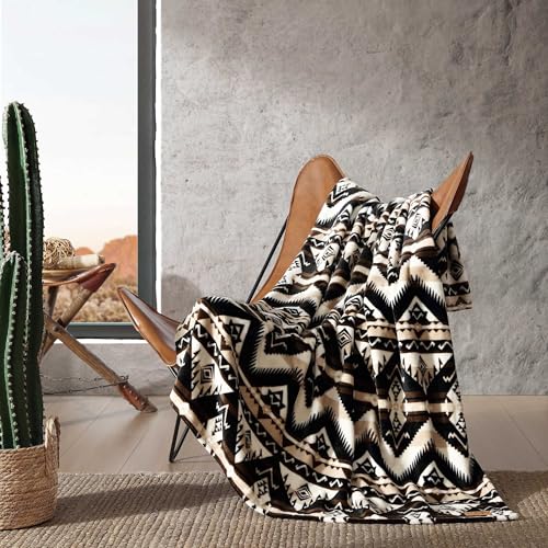 Wrangler Sherpa Throw Blanket 50x60 – Soft Plush Fleece for Couch