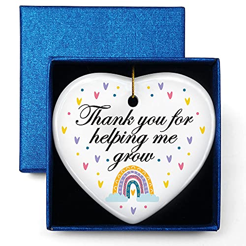 Teacher Appreciation Keepsake Heart Plaque Gift – Best Teacher Gift for Birthday & Christmas
