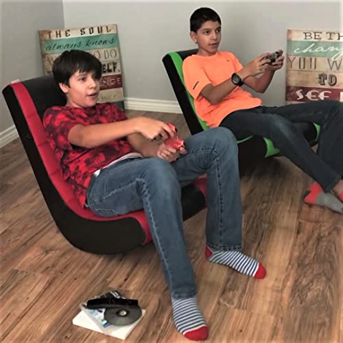 Classic Ergonomic Floor Gaming Rocker Chair for Kids and Teens
