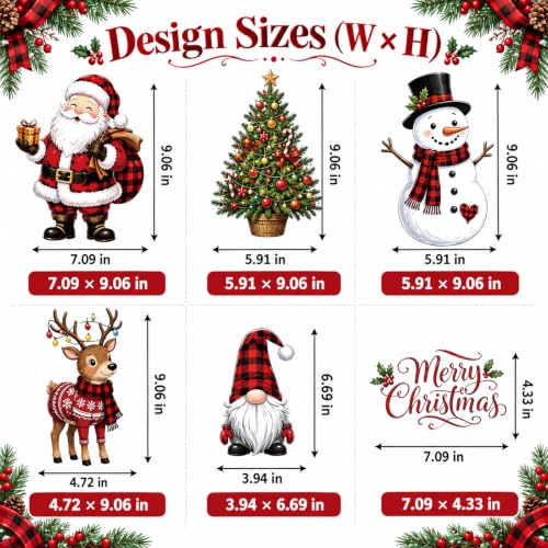 119 PCS Christmas Wall Decals Vinyl Stickers Holiday Decor for Home & Classroom