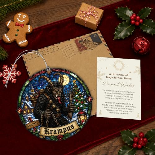 MAILAMCRAFT Krampus 02 Christmas Ornament - Horror Winter Holiday Decor
