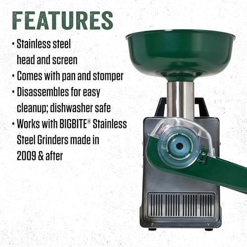 Juicer Attachment for Meat Grinders - Stainless Steel Juice Extractor