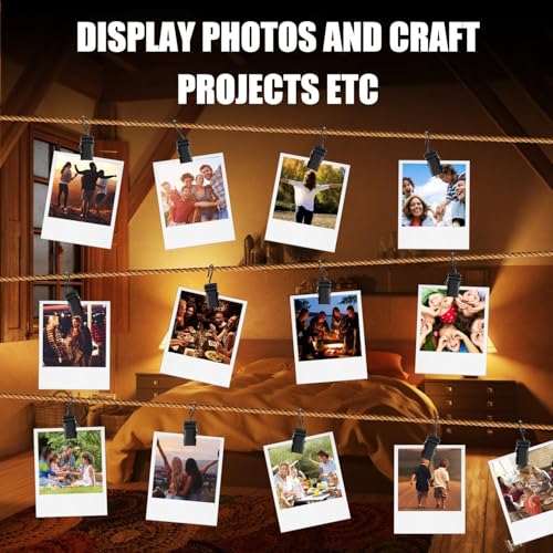 50 Pack Heavy Duty Metal Light Clips for Outdoor String Lights and Awnings