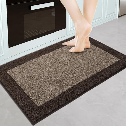 Non-Slip Kitchen Rug 24" x 36" - Washable Absorbent Floor Mat