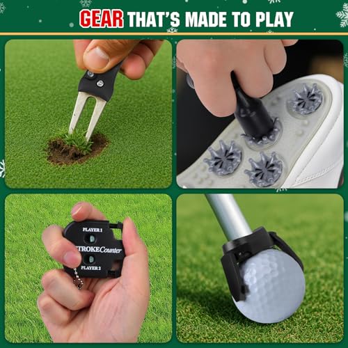 Golf Advent Calendar 2026 for Men – 24 Days of Golf Accessories Gift Set