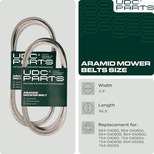 UDC 954-04060C Deck Belt for Troy-Bilt Pony Bronco Cub Cadet LTX1042 42 Inch Mower