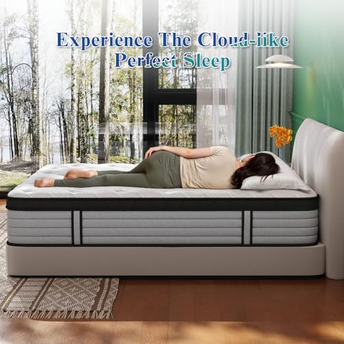 NeoDream Full Size Hybrid Mattress with Memory Foam & Pocket Springs, 12 Inch in a Box