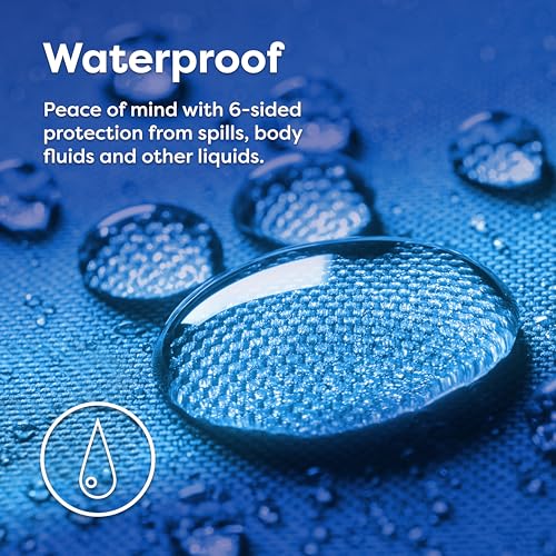 Waterproof Zippered Pillow Encasement - Hypoallergenic Standard Set of 2