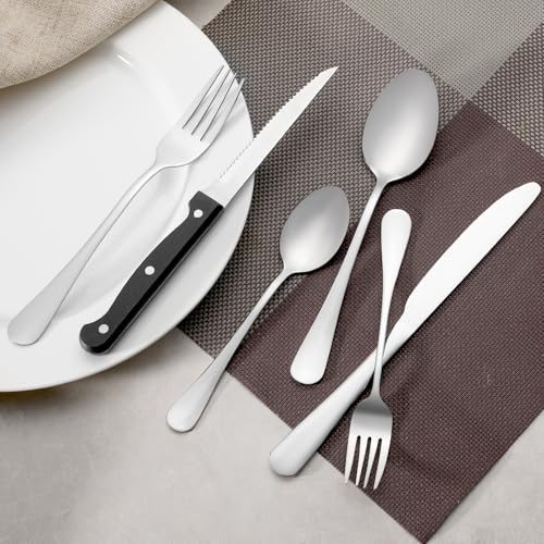 12-Piece Stainless Steel Dinner Fork Set - 7.5 Inch Mirror Polished Cutlery