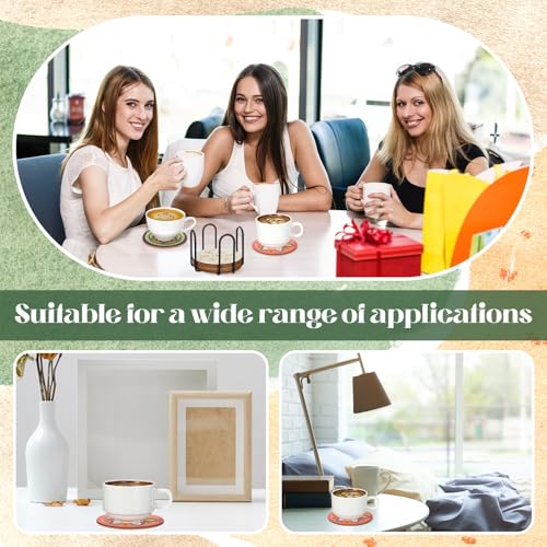 Reallnaive Mandala Wooden Coaster Painting Kit - 45 Pcs DIY Art Set with Markers & Cork Mats