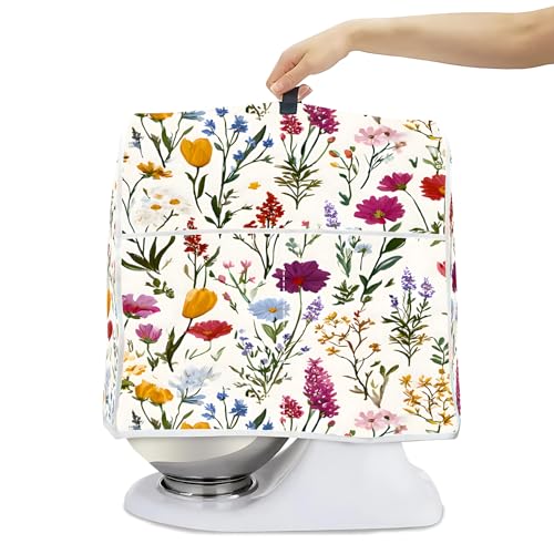 Universal Stand Mixer Dust Cover with Storage Pockets (6-8 Qt)
