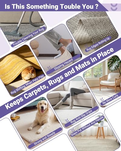 20-Piece Non-Slip Rug Gripper Set for Hardwood and Tile Floors