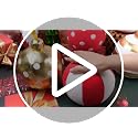 Beeveer 4 Pcs Gold Christmas Ball Ornament Pillows – 6" Set (Gold)