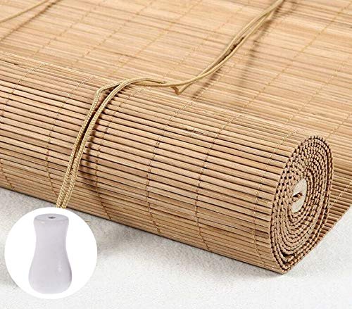 Wooden Cord Tassels for Window Blinds - White Hanging Ball Pulls, 6 Pack